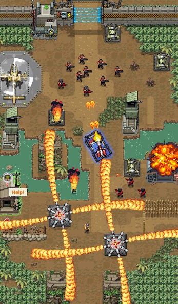 Jackal Army: Retro Shooting Mod Schermafbeelding 3