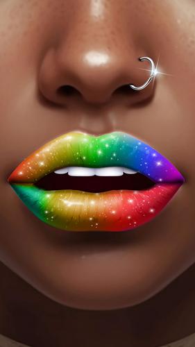 Lip Art Beauty DIY Makeup Game Ekran Görüntüsü 1