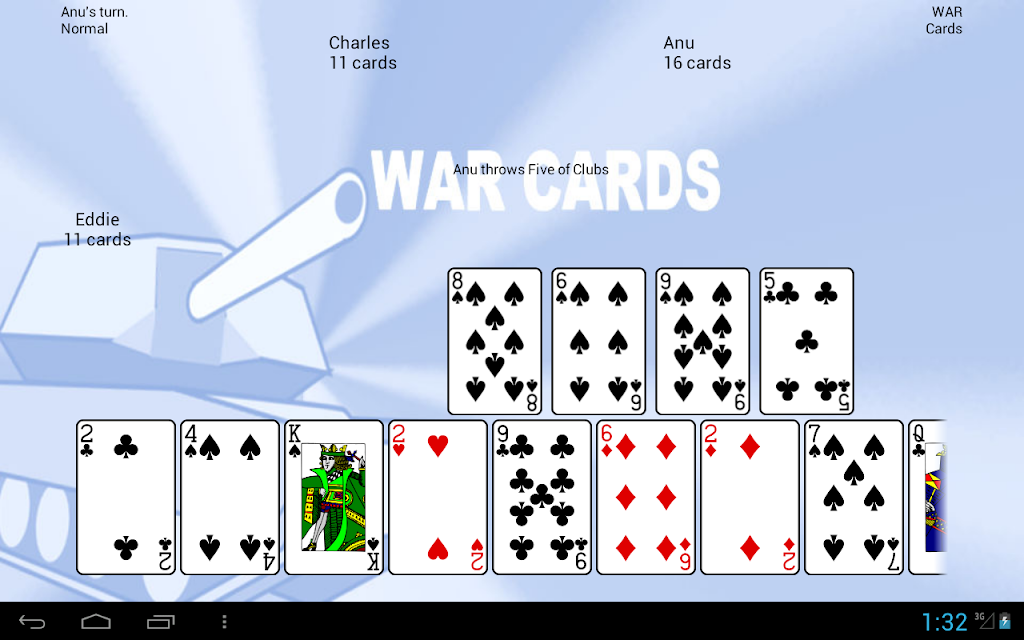 WAR Cards Capture d'écran 2