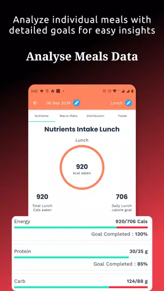 Food Tracker & Calorie Counter Captura de tela 1