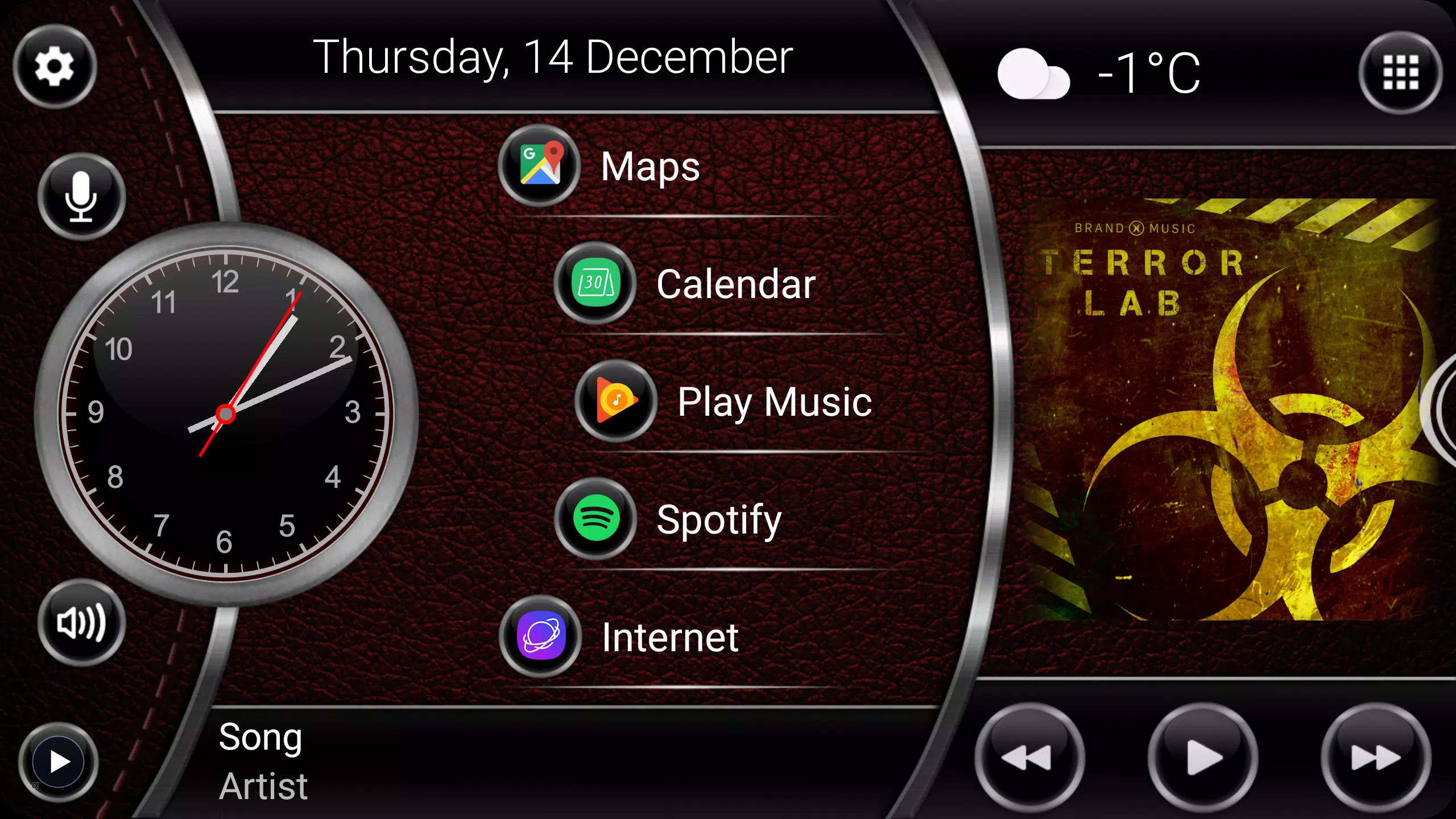 Schermata Theme Leather 3