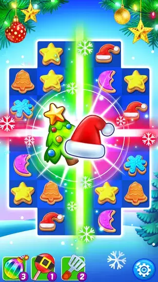 Christmas Cookie: Match 3 Game應用截圖第0張