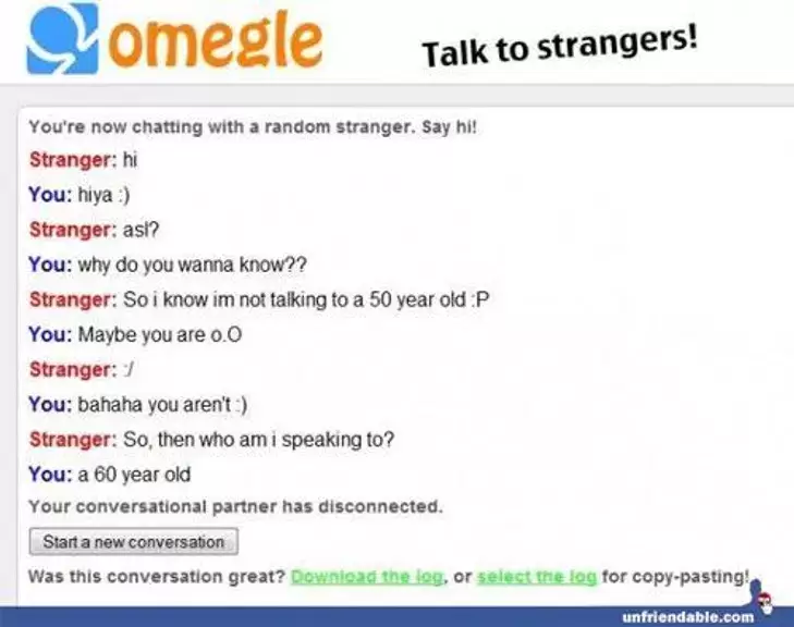 Omegle:Talk To strangers Screenshot 0