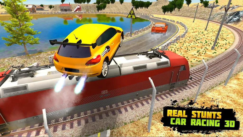 Train Racing 3d- Bus Vs Train ဖန်သားပြင်ဓာတ်ပုံ 1