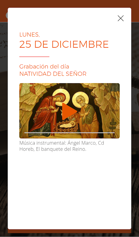 Schermata Evangelio Orado 0