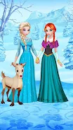 Schermata Icy Dress Up: Frozen Games 0