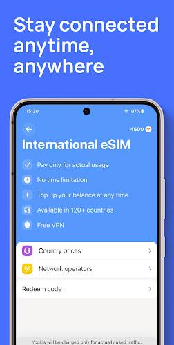 eSIM Mobile Data by YESIM应用截图第3张