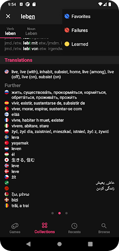 German Dictionary Ekran Görüntüsü 1