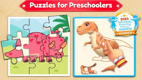 Dino Puzzle Games for Toddlers应用截图第0张