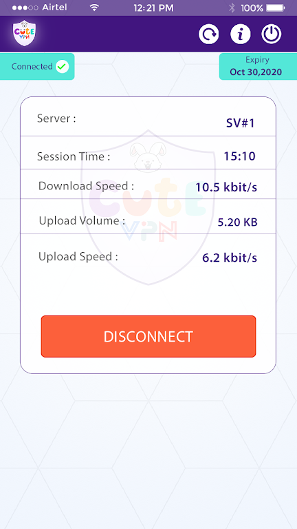 Cute VPN スクリーンショット 3