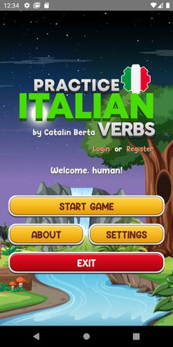 Learn Italian Verbs Game Screenshot 1