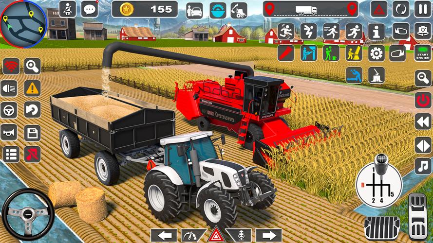 Tractor Driving Farming Games Ảnh chụp màn hình 2