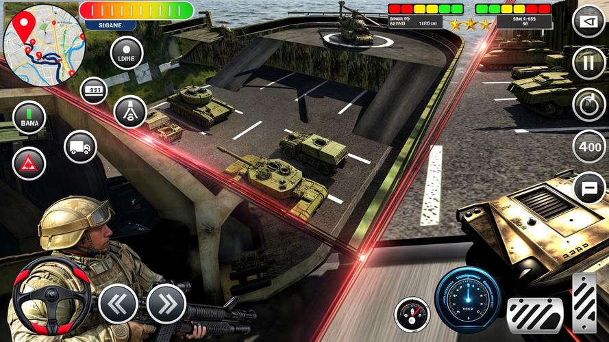 Army Transport Tank Ship Games應用截圖第1張