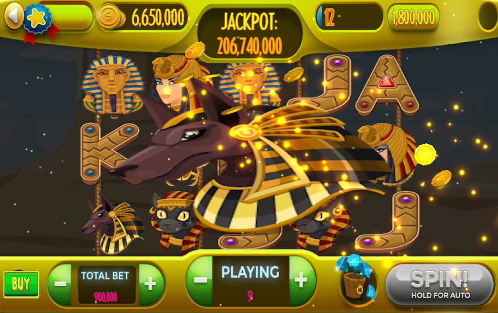 Egyptian Treasures Free Casino Slots 스크린샷 1