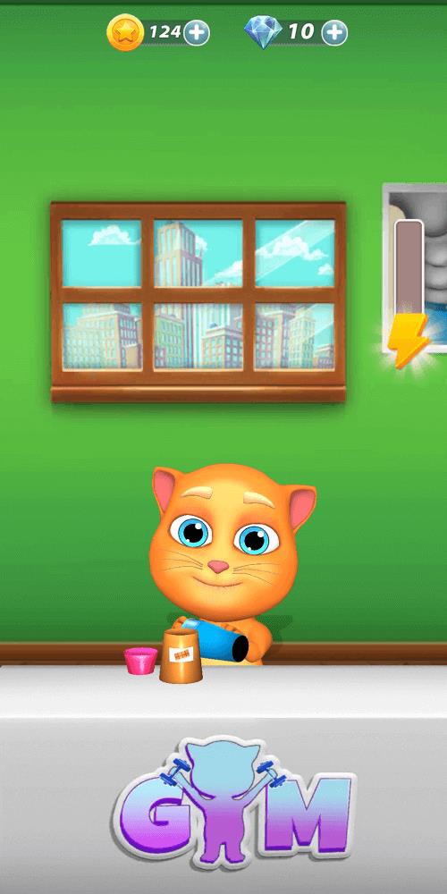 Virtual Pet Tommy - Cat Game Ảnh chụp màn hình 2