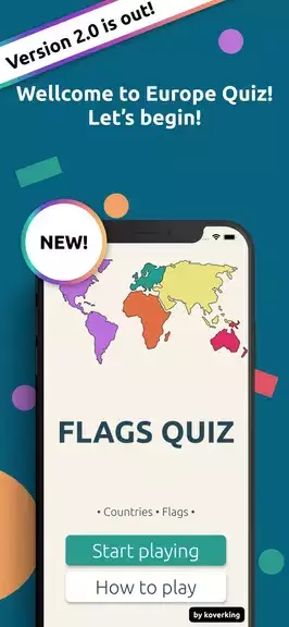 Flags Quiz:  World Geo Trivia Schermafbeelding 0