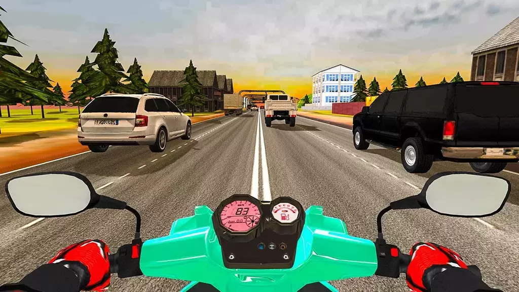 Highway Traffic Rider - 3D Bik應用截圖第0張