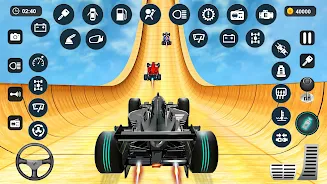 Formula Car Stunt - Car Games スクリーンショット 1