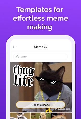 Memasik Meme Maker Free App Tangkapan skrin 2