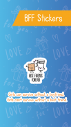 BFF Sticker For Chat- WAStickerApps Ekran Görüntüsü 1