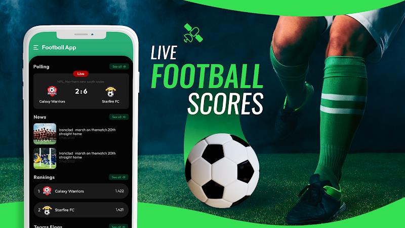 Live football: Live Soccer Capture d'écran 0