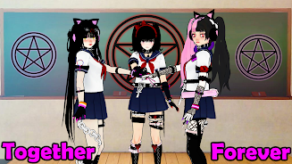 SchoolGirl AI 3D Anime Sandbox Capture d'écran 1