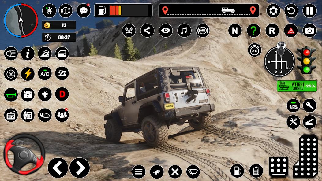 Offroad Jeep Driving & Parking Mod ภาพหน้าจอ 3