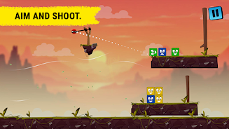 Hit Knock Out Slingshot ball Screenshot 3