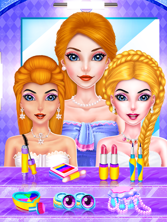 Girls Hairstyles Salon Captura de pantalla 3