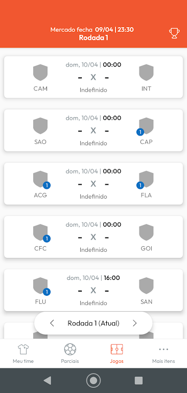 Parciais CFC Ảnh chụp màn hình 2