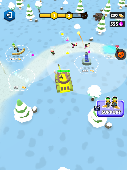 Base Defence: Army Rush Mod স্ক্রিনশট 2