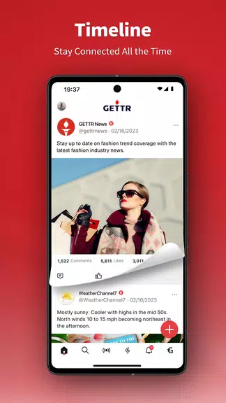 GETTR ภาพหน้าจอ 3