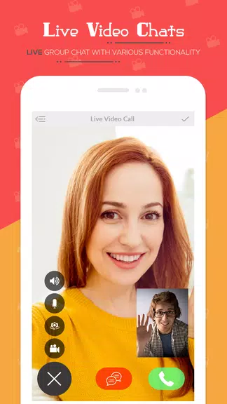 Live Video Chat - Random Video Call with Girls Tangkapan skrin 2