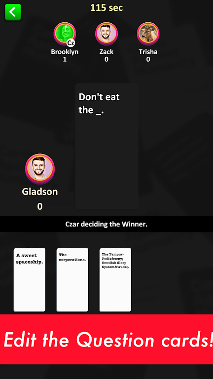 cards against humanity Capture d'écran 0