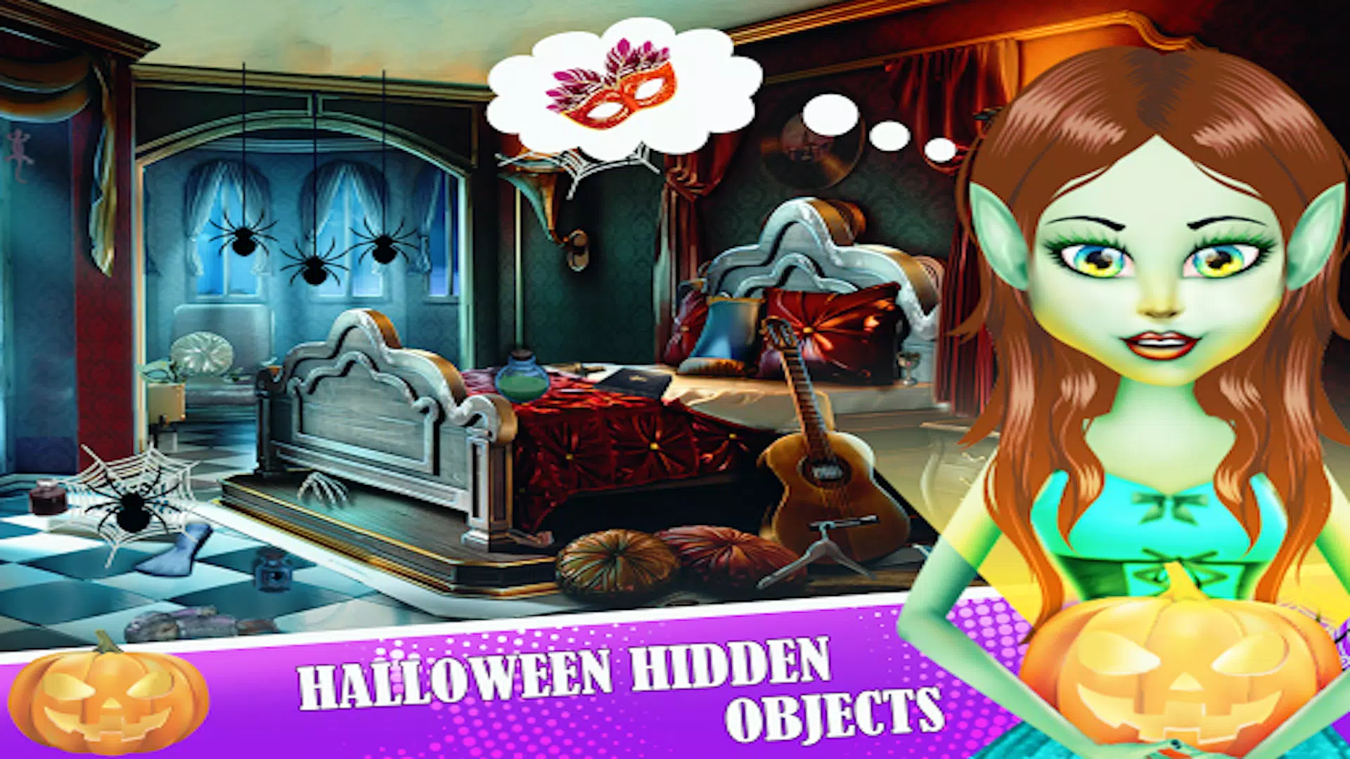 Halloween Hidden Objects 2024 Скриншот 1