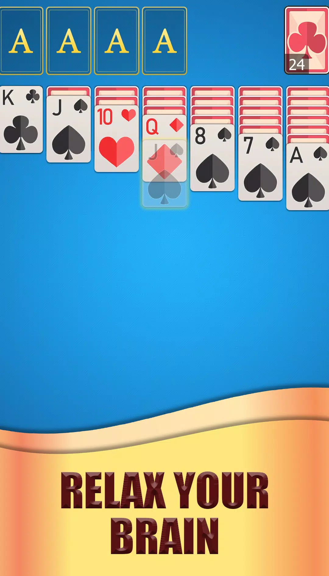 Classic Klondike Solitaire Captura de pantalla 3