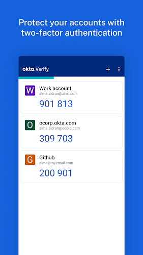 Okta Verify Captura de pantalla 1