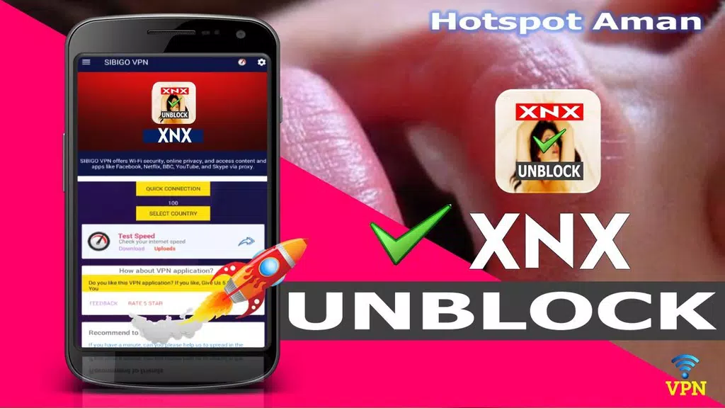 VPN Unblock XnX - Buka Situs X-Video & Sites स्क्रीनशॉट 1