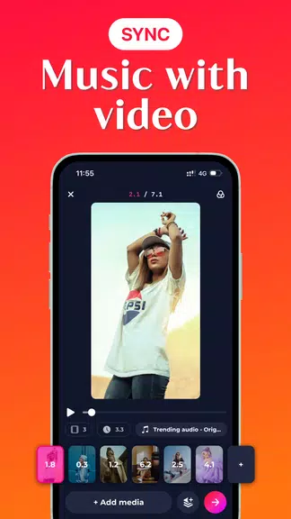 Template Video Maker & Editor Скриншот 3