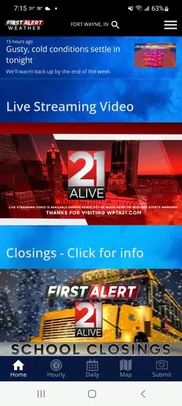 21Alive First Alert Weather Capture d'écran 2