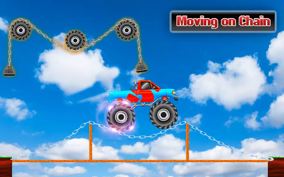 Rope Bridge Racer Car Game Schermafbeelding 1