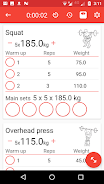 5x5 Workout Logger應用截圖第0張