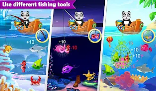 Fisher Panda - Fishing Games Ekran Görüntüsü 3