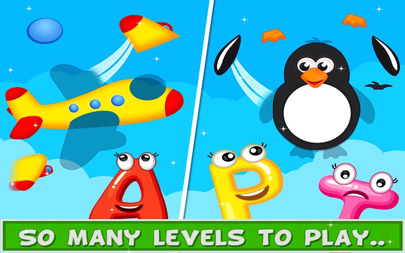 Kids Letters Learning Game Zrzut ekranu 3