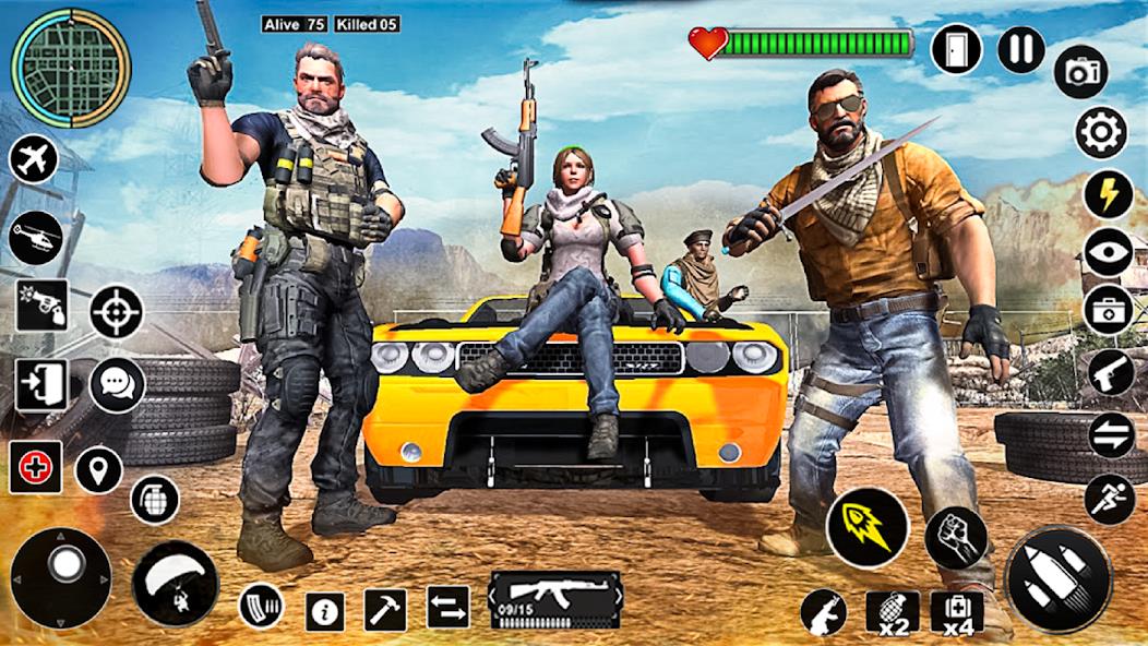 Commando Shooting Strike Games Mod Ekran Görüntüsü 3