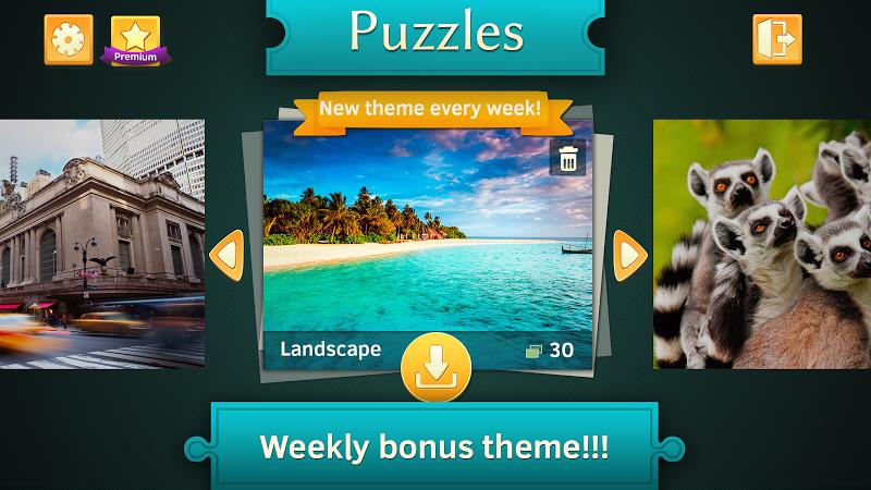 Landscape Jigsaw Puzzles ภาพหน้าจอ 0