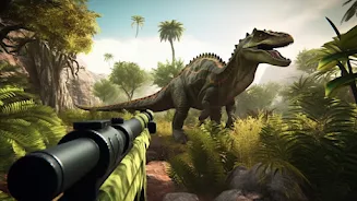 Angry Dinosaur Shooting Game Captura de tela 0