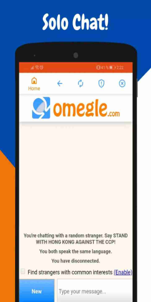 Omegle : Talk to Strangers Captura de pantalla 2