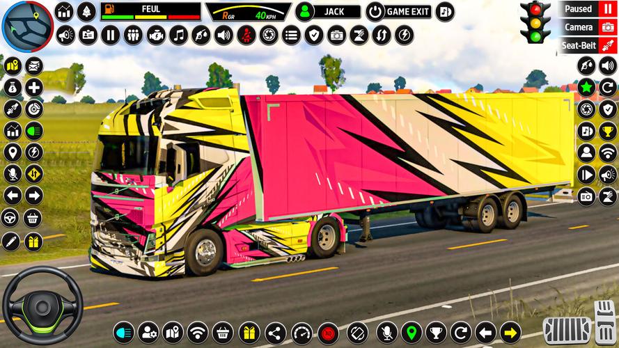 US Truck Driving 3D Truck Game Скриншот 3