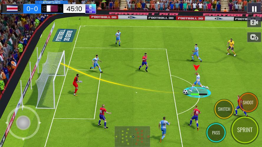 Schermata Football 3D Star 0